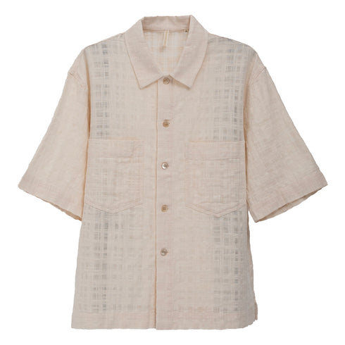 Hello Sunflower Adam Shirt Off White 1255 5714982105060 Front Degliuberti