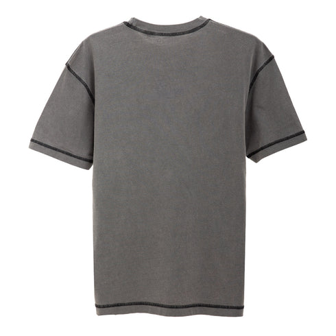 Hello Sunflower Contrast Tee Washed Black 2045 Degli Uberti