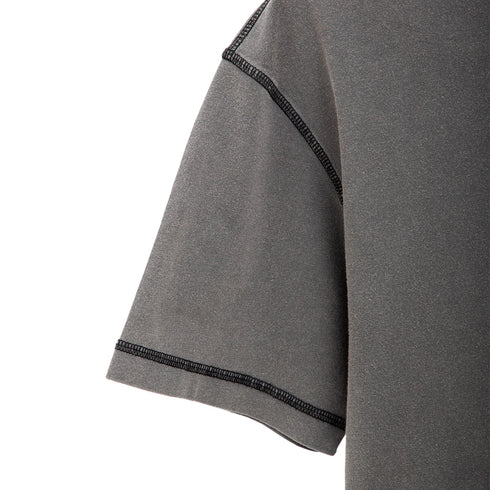 Hello Sunflower Contrast Tee Washed Black 2045 Degli Uberti