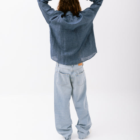 Hello Sunflower Denim Twist Light Vintage 5117 5714982102908 Fit Back Degli Uberti