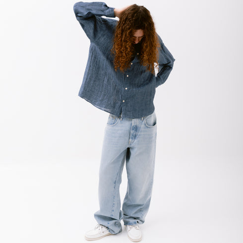 Hello Sunflower Denim Twist Light Vintage 5117 5714982102908 Fit Front Degli Uberti