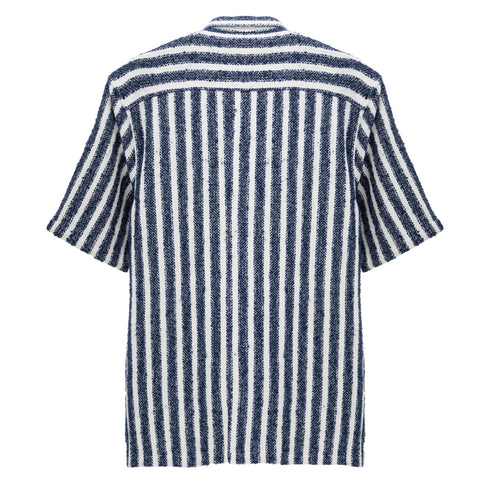 Hello Sunflower Spacey SS Shirt Navy Stripe 200 1188 Degli Uberti