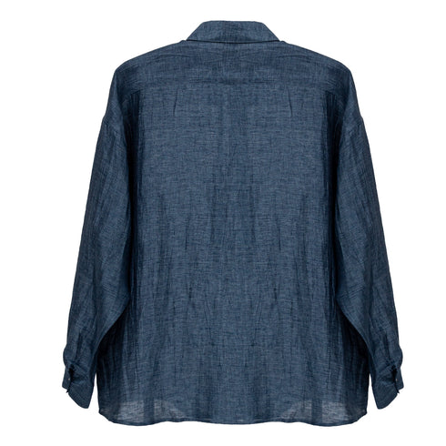 Hello Sunflower Stable Shirt Blue 1240 5714982104261 Back Degliuberti