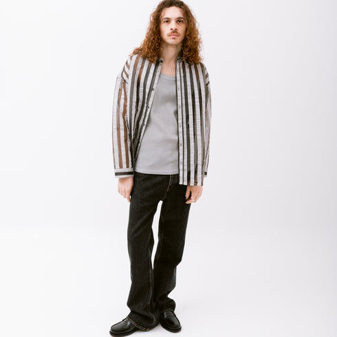 Hello Sunflower Stable Shirt Grey 1241 5714982104339 Fit Front Degliuberti