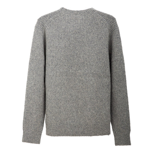 Hello Sunflower Yak Sweater Grey Melange 3033 Degli Uberti