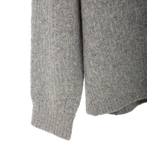 Hello Sunflower Yak Sweater Grey Melange 3033 Degli Uberti