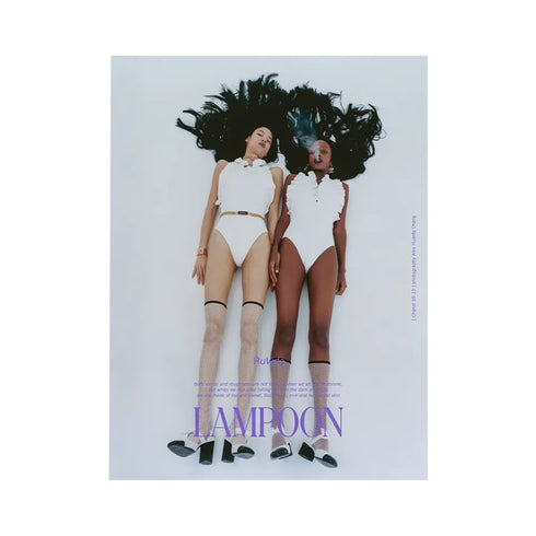 Lampoon Magazine The Ruvido Issue Cover Chanel photographed by Alex Huanfa Cheng Degli Uberti