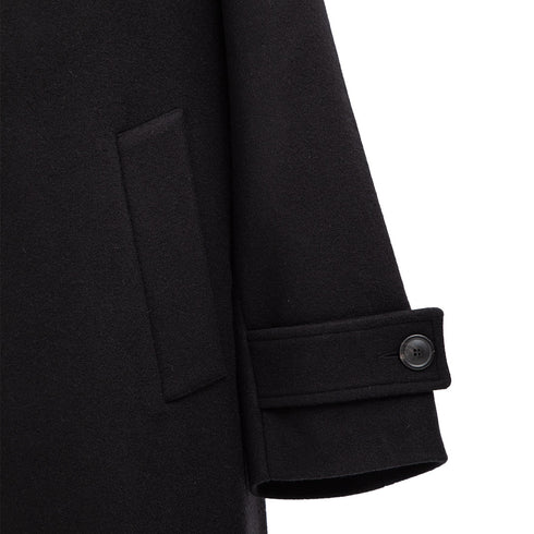 Lownn Overcoat Black Wool/Cashmere FW23-OVERC Degli Uberti