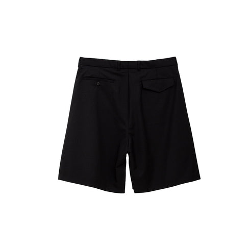 Lownn Wide Short Black Plain Wool SS24-WSHORT-834.601-5732 Degli Uberti