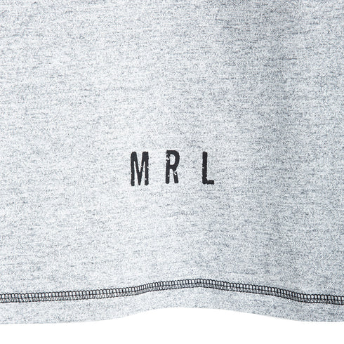 Merely Made Merely Casual Long Sleeve T-Shirt Grey Melange 23FML222LT Degli Uberti