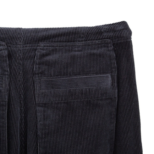 Merely Made Merely Corduroy Relax Wide Pants Black 23FML212PT Degli Uberti