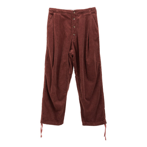 Merely Made Merely Corduroy Relax Wide Pants Spice Brown 23FML212PT Degli Uberti