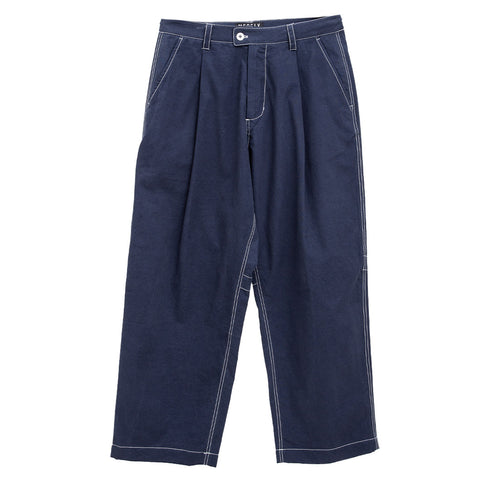 Merely Made Merely Hmong Workers Pants Denim Blue 24EX238PT Degli Uberti