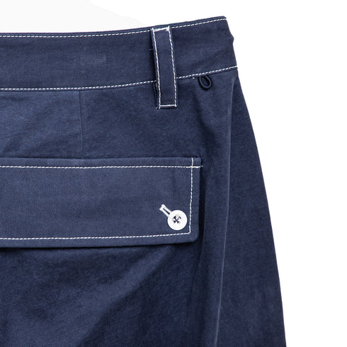 Merely Made Merely Hmong Workers Pants Denim Blue 24EX238PT Degli Uberti