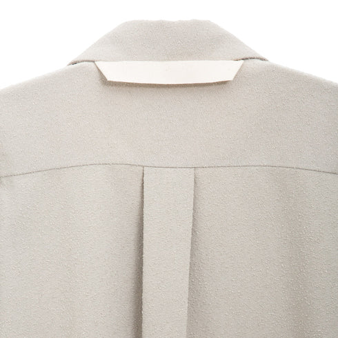 Merely Made Merely Napping Cropped Shirt Dust Grey 24FML249SH Degli Uberti
