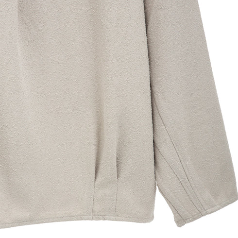 Merely Made Merely Napping Cropped Shirt Dust Grey 24FML249SH Degli Uberti