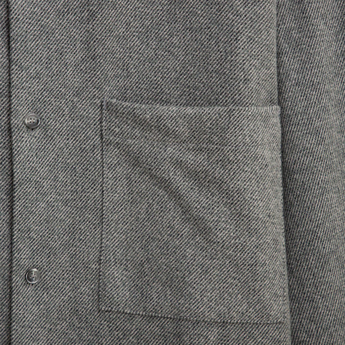 Merely Made Merely Premium Cropped Shirt Melange Grey 23FMLPR208SH Degli Uberti