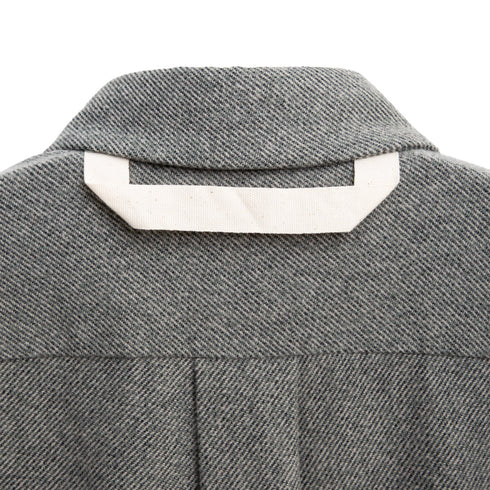 Merely Made Merely Premium Cropped Shirt Melange Grey 23FMLPR208SH Degli Uberti