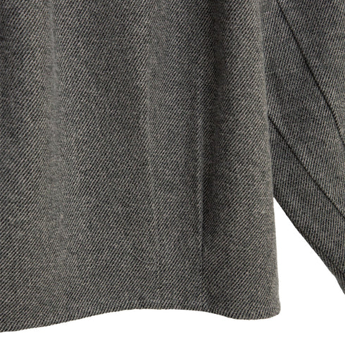 Merely Made Merely Premium Cropped Shirt Melange Grey 23FMLPR208SH Degli Uberti