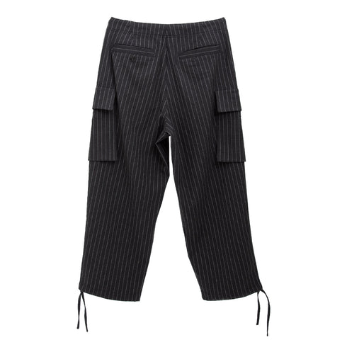 Merely Made Relaxing Wide Cargo Pants Raven Grey 24FMLPR256PT Degli Uberti