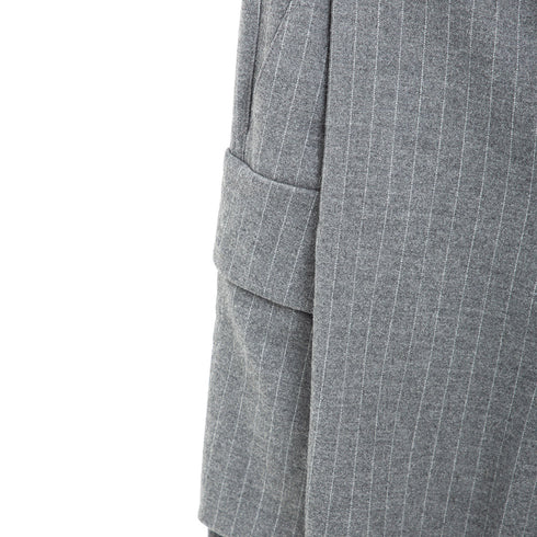 Merely Made Relaxing Wide Cargo Pants Seal Grey 24FMLPR256PT Degli Uberti