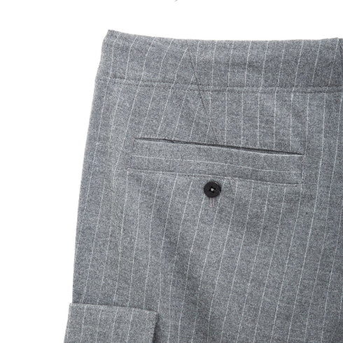 Merely Made Relaxing Wide Cargo Pants Seal Grey 24FMLPR256PT Degli Uberti
