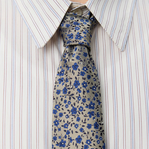 Mfpen Banquet Tie Blue Meadow A126-011 degliuberti 2