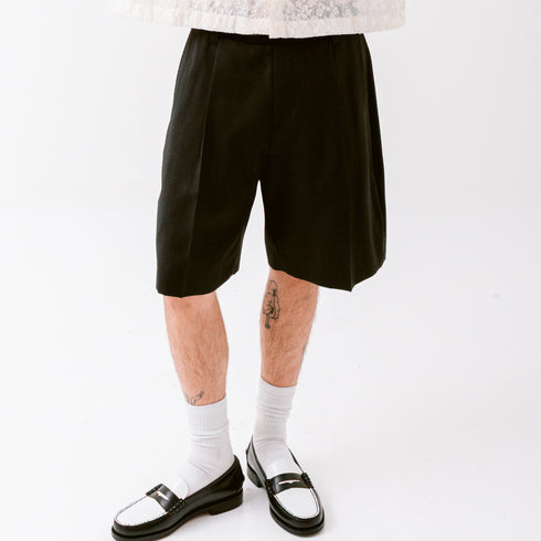 Mfpen Classic Short Fine Black Stripe M125-055 02 Fit Front Degli Uberti