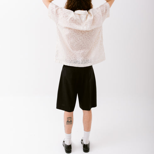 Mfpen Classic Short Fine Black Stripe M125-055 02 Fit Total Back Degli Uberti