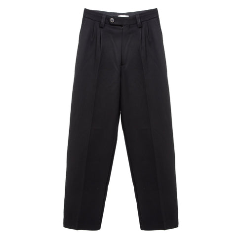 Mfpen Classic Trousers Black Heavy Wool M323-47 Degli Uberti