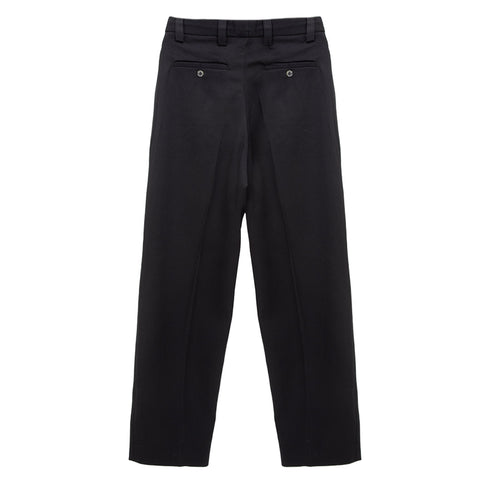 Mfpen Classic Trousers Black Heavy Wool M323-47 Degli Uberti