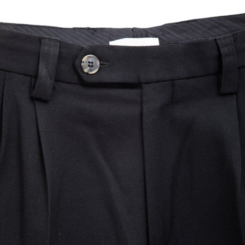 Mfpen Classic Trousers Black Heavy Wool M323-47 Degli Uberti