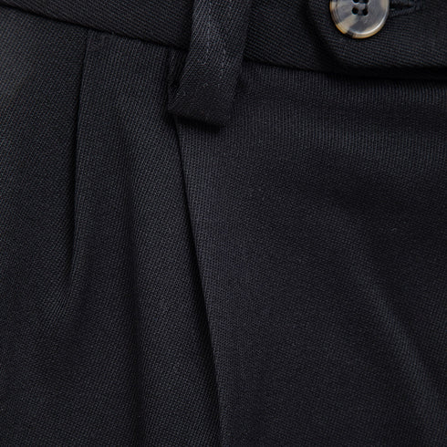 Mfpen Classic Trousers Black Heavy Wool M323-47 Degli Uberti