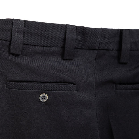 Mfpen Classic Trousers Black Heavy Wool M323-47 Degli Uberti