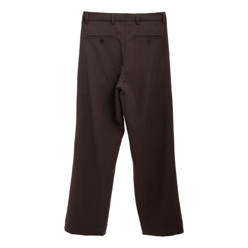 Mfpen Classic Trousers Brown Pinstripe M324-051 Degli Uberti