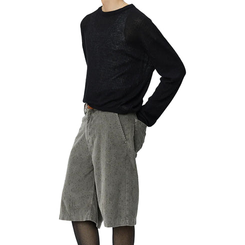 Mfpen Companion Jumper Black RIb M126-058 degliuberti 2