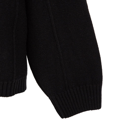 Mfpen Company Polo Black Recylced Wool M323-05-005 Degli Uberti