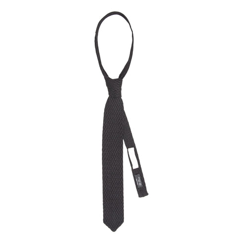 Mfpen Crochet Tie Black A124-04 Degli Uberti