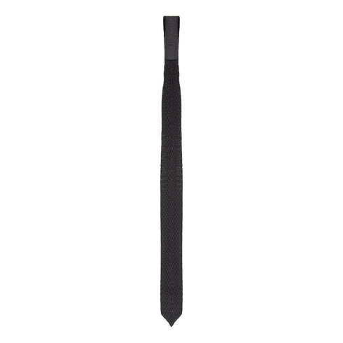Mfpen Crochet Tie Black A124-04 Degli Uberti