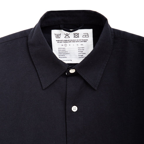 Mfpen Exact Shirt Black Flannel M324-029-1 Degli Uberti