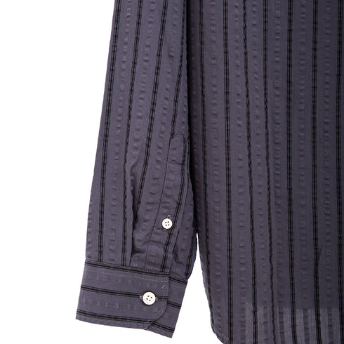 Mfpen Executive Shirt Dark Grey Stripe M324-030 Degli Uberti