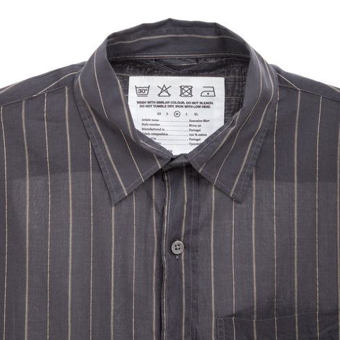 Mfpen Executive Shirt Mushroom Stripe M124-32 Degli Uberti