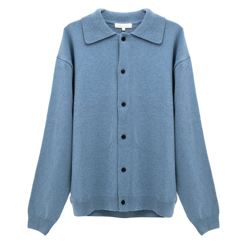 Mfpen Formal Polo Shirt Dusty Blue M323-01 Degli Uberti