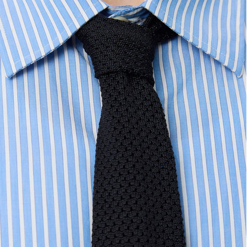 Mfpen Formal Tie Black A126-014 degliuberti 2