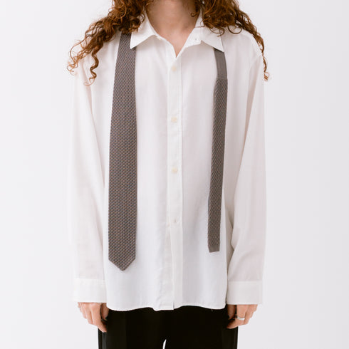 Mfpen Formal Tie Grey 1 Fit Degli Uberti