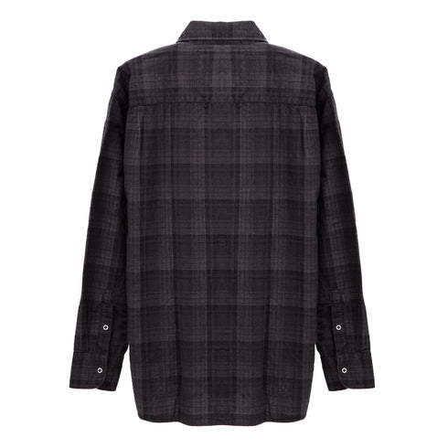 Mfpen Gambler Shirt Dark Overdye Check M324-035 Back Degli Uberti