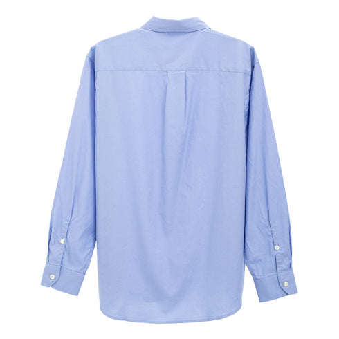 Mfpen Generous Shirt Blue Oxford M124-09 Degli Uberti