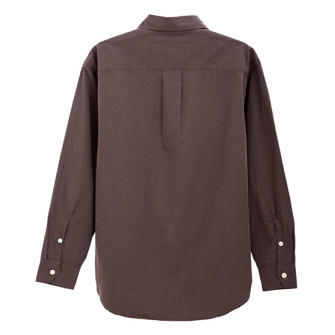 Mfpen Generous Shirt Dark Brown M324-036 Degli Uberti