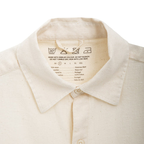 Mfpen Generous Shirt Peeled Ivory M324-037 Degli Uberti