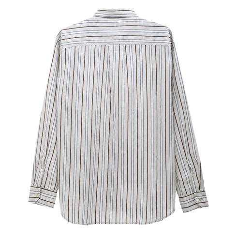 Mfpen Generous Shirt Vintage Brown Stripe M323-21 Degli Uberti